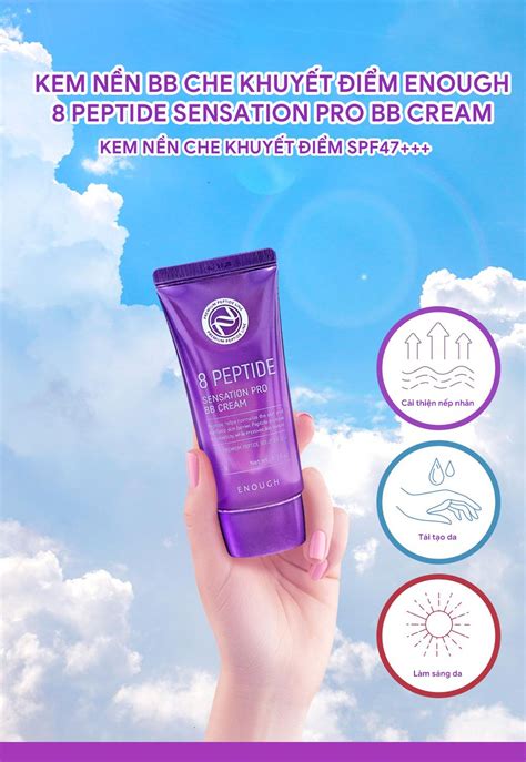 Kem nền che khuyết điểm Enough 8 Peptide Sensation Pro BB Cream 50g ...