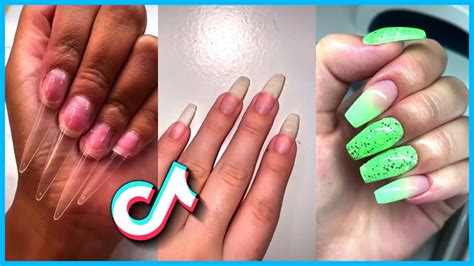 TikTok Compilation Nails Transformation With Gel And Polygel YouTube