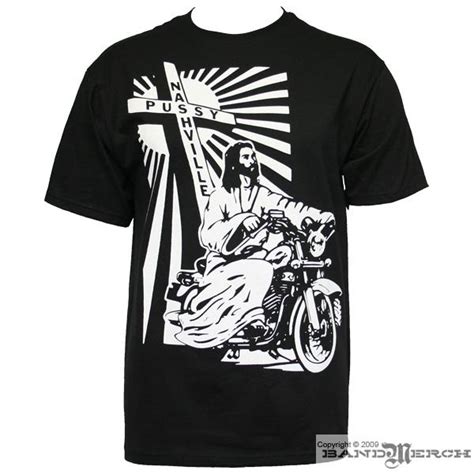 Nashville Pussy Jesus Mens T Shirt In Black