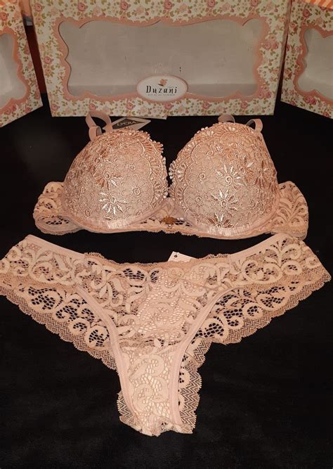 Luxuoso Conjunto De Lingerie Lingerie Feminina Duzani Nunca Usado Enjoei