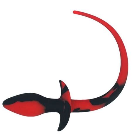 Plug Anal en Silicone à longue queue jouets sexuels pour hommes et femmes extenseur d anus SM