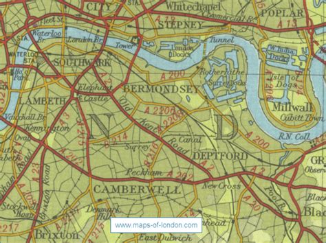 Southwark Map