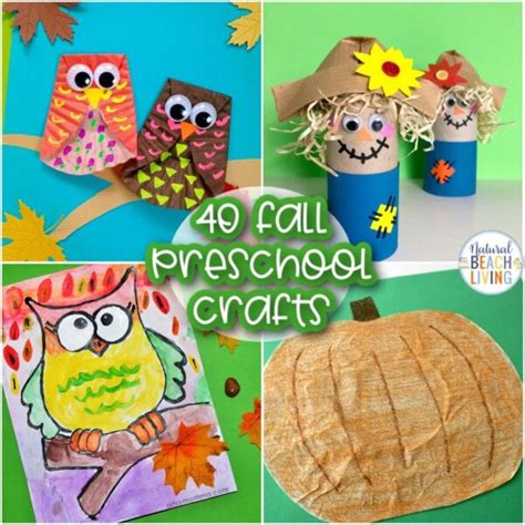 40+ Fun Fall Preschool Crafts - Natural Beach Living