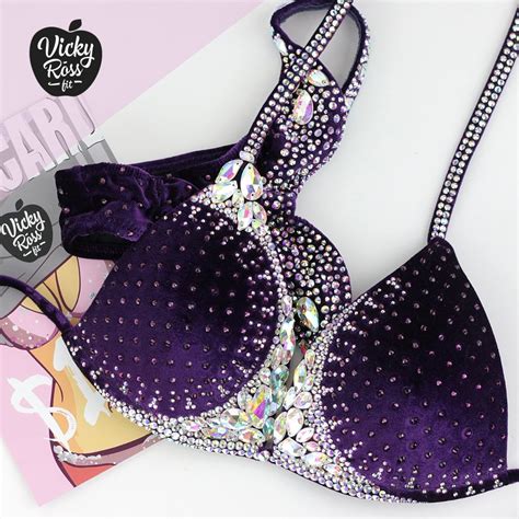 Purple Designer Bikini Vicky Ross Signature Collection Vicky Ross Fit