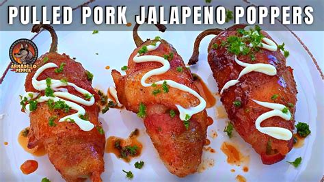 Bbq Appertizer Pulled Pork Jalapeno Poppers On Pit Boss Pellet Grill Youtube