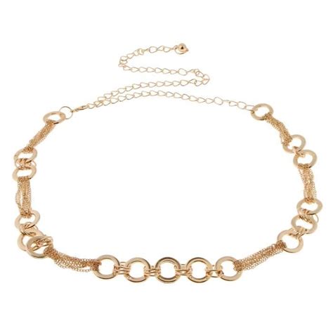 Chaîne de Ventre en Métal Dorée Superbe Bikini Sexy Cadrage Look Plus Charmant 110 cm Achat