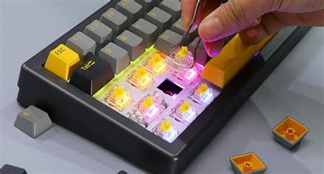 Epomaker Ek Gasket Nkro Mechanical Keyboard With Knob Hot Swappable Ghz Bluetooth