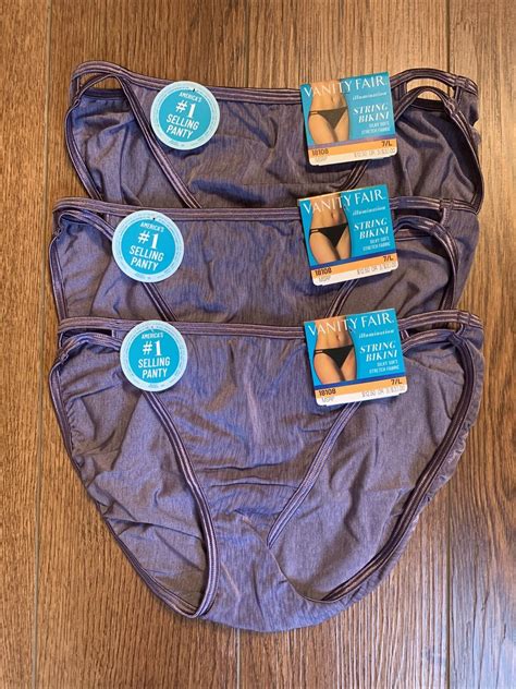 Nwt Sexy Size L Vanity Fair Illumination String Bikini Panties Ebay