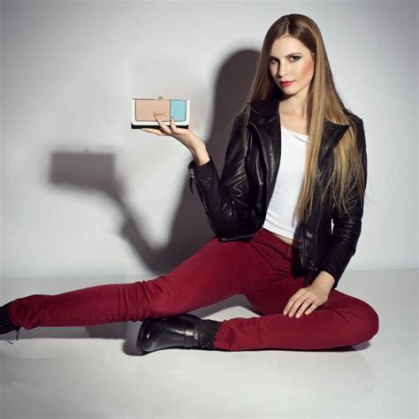 AGP A Nude Blue Patchwork Purse