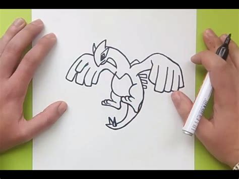 Como Dibujar A Lugia Paso A Paso Pokemon How To Draw Lugia