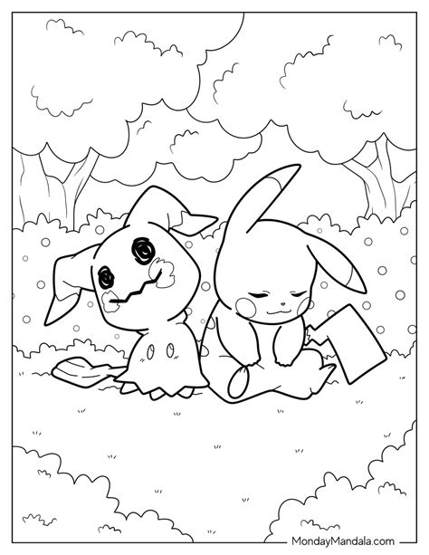 20 Mimikyu Coloring Pages (Free PDF Printables)