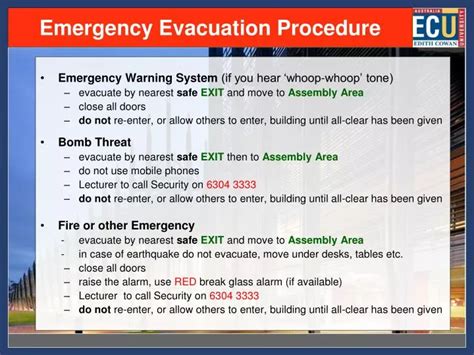 Ppt Emergency Evacuation Procedure Powerpoint Presentation Free Download Id 6905705