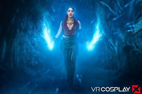 Valentina Nappi Costplay Morrigan Dragon Age VR Valentina 4 Porn Pic