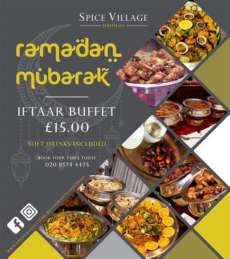 Iftar Ramadan Menu Ramadhan Halal Feed The Lion