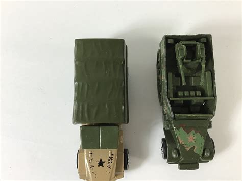 Hot Wheels Military Vehicles Lot Of 3 Matchbox Lesney Military Jeep Etsy