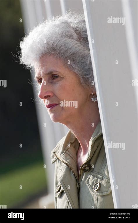Single Lonely Mature Woman Stock Photo Alamy
