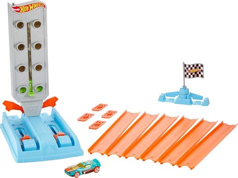 Hot Wheels Action Sets In Assortment For Racing Competition And One Touch Top Tred Toys