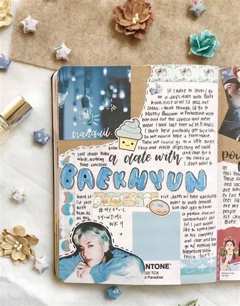 Another Gorgeous Blue Kpop Journal By Ig Uwujournals Featuring Exo S