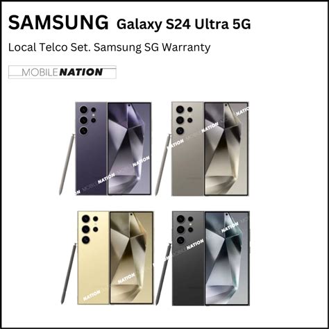 Samsung Galaxy S24 Ultra 5g S24 Plus S24 S23 Ultra 5g S23 1 Year Samsung Singapore