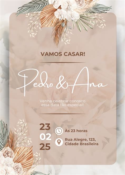 Convite De Casamento Elo7 - Convite de Casamento | Elo7 Produtos Especiais