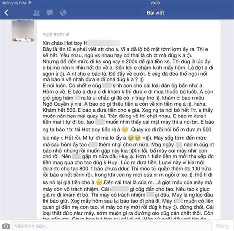 X Hà Nội tố bạn trai hot boy quỵt tiền đưa bạn gái phá tha Tinmoi