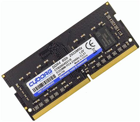 SODIMM DDR4-2933 8GB PC4-23400 - оперативная память для ноутбука CYBORG ...