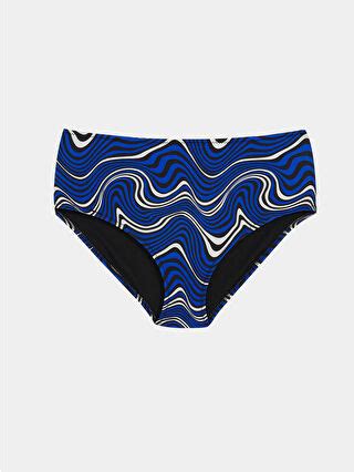 Lcw Dream Mavi Desenli Kad N Bikini Alt S Z Lqq Lcw