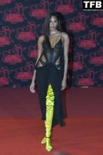 Cindy Bruna Sexy Seen Flashing Her Nude Tits At The Nrj Music Awards In France Aznude