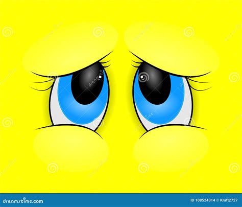 Sad Cartoon Eyes Stock Illustrations – 8,647 Sad Cartoon Eyes Stock ...