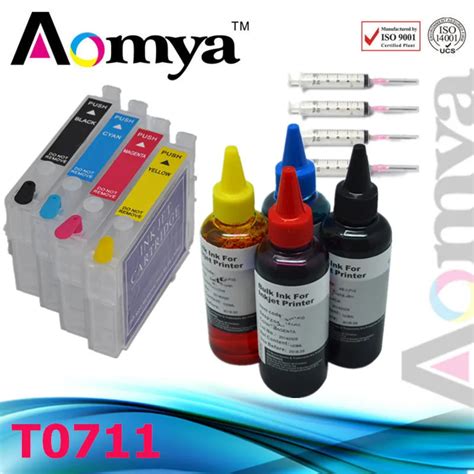 T Cartridge Refill Ink Kit For Epson Stylus Sx Sx Sx Sx