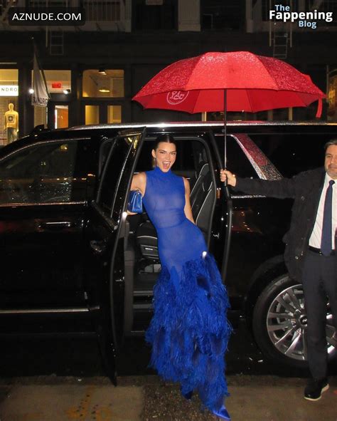 Kendall Jenner Flaunts Her Sexy Nude Tits At Chanel Event In Nyc AZNude