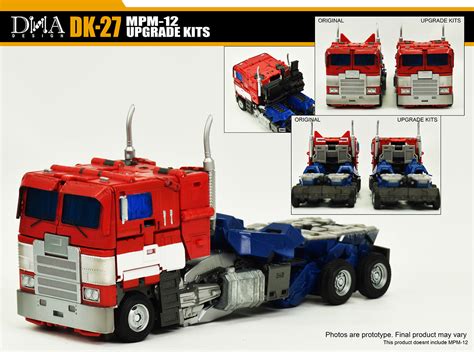 Dna Design Dk 27 Upgrade Kit For Masterpiece Movie Mpm 12 Optimus Prime Transformers News