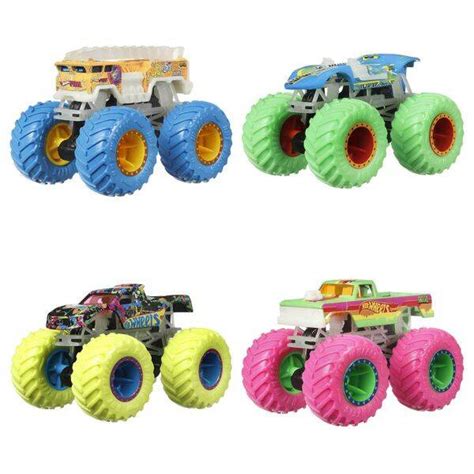 Hot Wheels Hcb Monster Truck Pojazd Wiec Cy W Ciemno Ci Zabawki Pojazdy Monster
