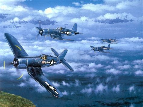 Vought F4u Corsair Aircraft Art Print