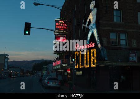 Historic Nevada Hotel and Casino, Ely, Nevada Stock Photo - Alamy