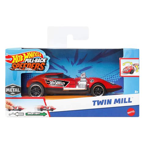 Hot Wheels Pull back Speeders Twin Mill HPT04 HPR72 jatek Konzolvilág