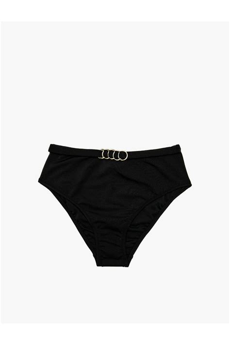 Koton Aksesuar Detayl Y Ksek Bel Bikini Alt Fiyat Yorumlar Trendyol