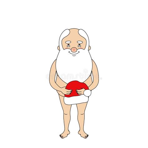 Naked Santa Stock Vector Illustration Of Character Santa 62514606