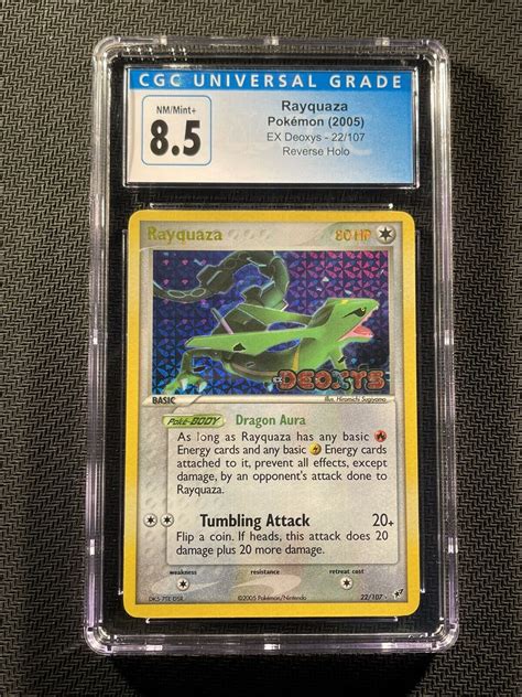 Rayquaza 22107 Ex Deoxys Reverse Holo Rare Pokemon Card Nm Values Mavin