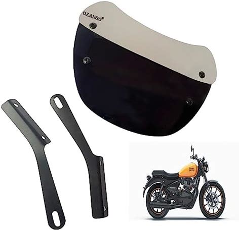 Ozango Bike Plastic Windscreen Visor New Version Small Visor Black