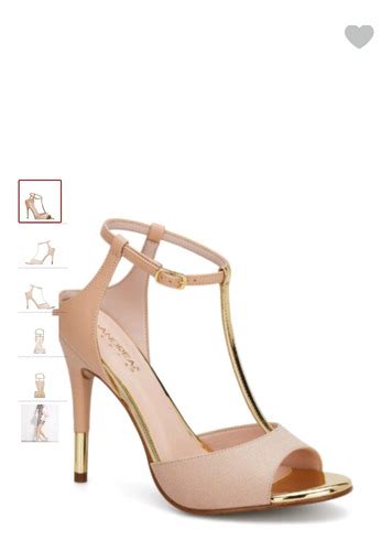 Zapatillas Andrea Nude Con Dorado Destalonado Saldo Envío gratis