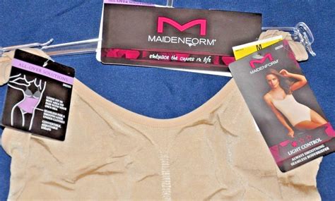 Maidenform Body Shaper Bodybriefer New Bodice Seamless Nude M Smoothing