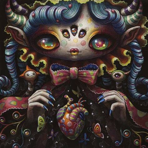 Yoko D Holbachie Painting Surreal Art For Hi Fructose Magazine