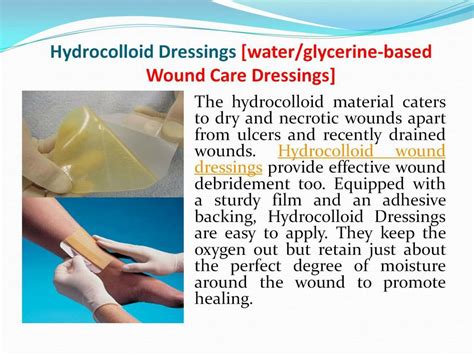 Ppt Get Acquainted With Different Types Of Wound Dressings Powerpoint Presentation Id 7401071