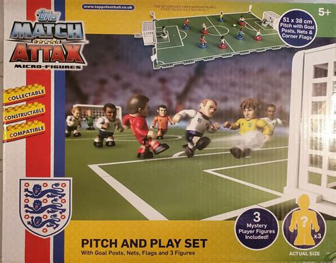 Topps Match Attax Pitch And Play Set England And World Stars Micro