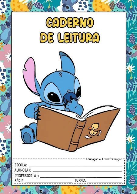 Caderno De Leitura Capa - Capa Para Caderno De Leitura