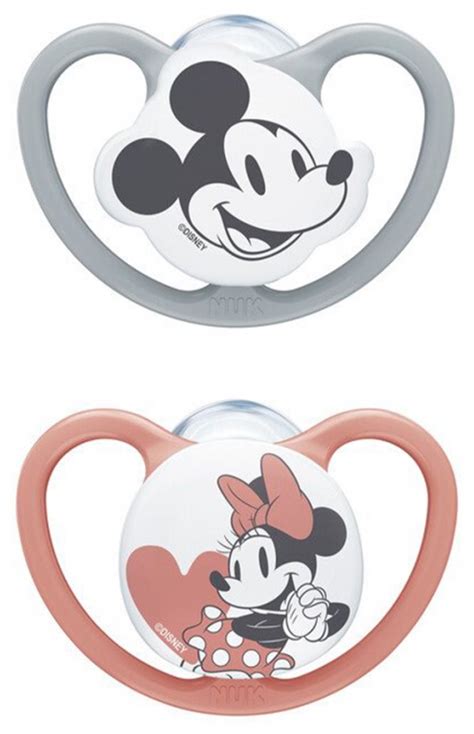 Space Sucette Silicone Mickey Mois Nuk Sucette B B