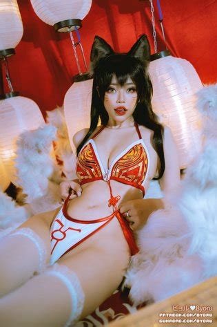 Byoru 阿狸 Ahri Bikini Luscious Hentai Manga Porn