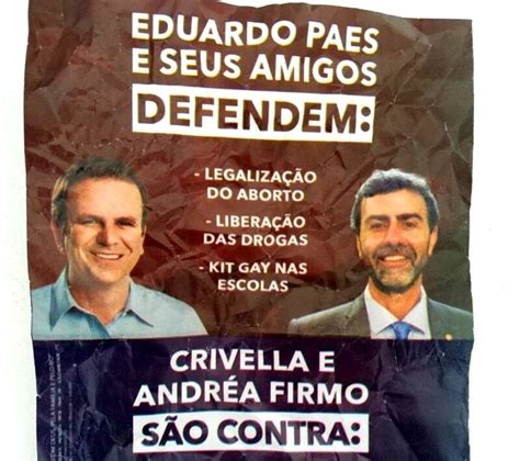 Desesperado Crivella Revive Kit Gay Contra Paes Na Campanha Guia Gay S O Paulo