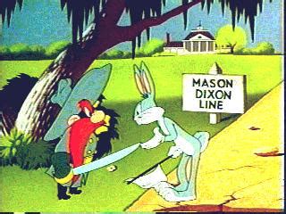 Yosemite Sam Cartoon Southern Fried Rabbit 1953